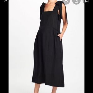 HATCH black Kate Bow tie dress size 0